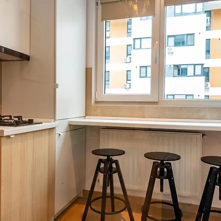 公寓 Urban Haven Retreat 812 布加勒斯特